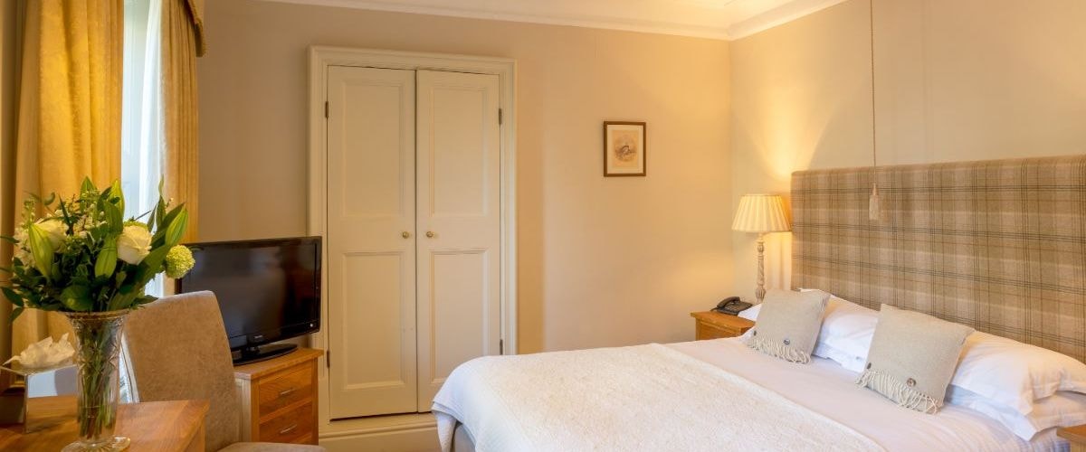 The Fremington bedroom at The Burgone is of five star luxury and comfort