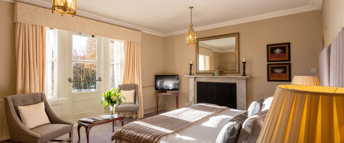 The Eskeleth five-star bedroom has a king sized bed and stunning views across Swaledale