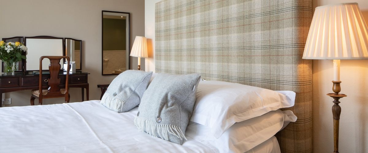 The Gunnerside bedroom features a five star king sized bed for ultimate comfort and sleep