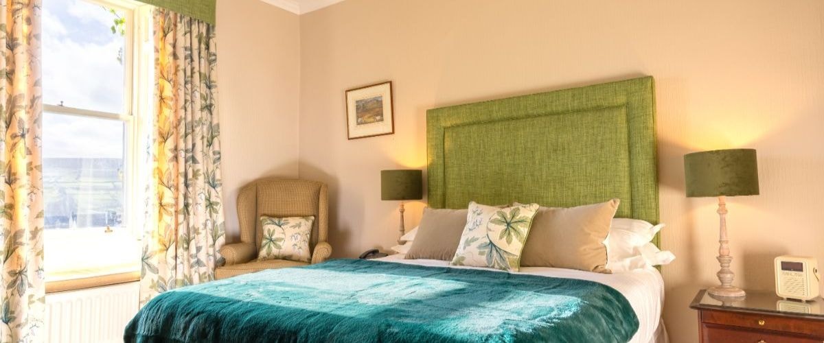  The Thwaite bedroom is warm and comfortable at our boutique hotel