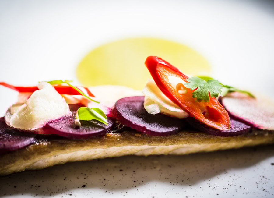 The food at 1783 is supplied by local producers and is always in season